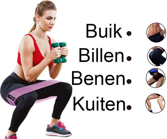 RTS Products® Fitness elastiek - Resistance band set - sportelastiek - BULK DEAL -... | bol.com