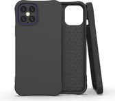 Casecentive Soft Eco TPU Case - Duurzaam hoesje - iPhone 12 Pro zwart