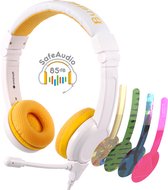 BuddyPhones School+ koptelefoon geel - 85db - geluidsbescherming