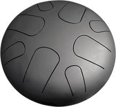 LIDAH® Steel Tongue Drum - A Mineur Constellation Series - Handpan - 28 cm - voor Kinderen en Volwassenen - Lotus Yoga Klankschaal