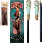 Noble Collection Magic Wand Fantastic Beasts: Baguette Queenie et signet