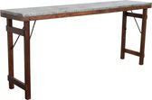Raw Materials Console tafel - Klaptafel - 165 cm - Gerecycled hout - Sidetable