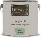 Lifestyle Krijtverf - Oud groen - 2.5 liter