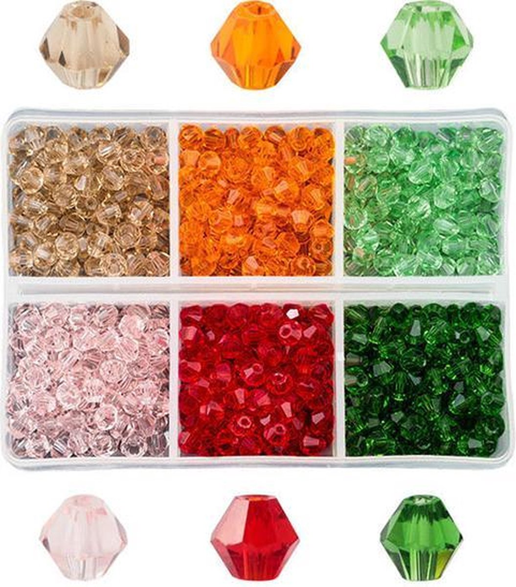 DIY Sieraden Set - Sieraden Maken - Kralen Set - 4mm - Watermelon - 600 stuks