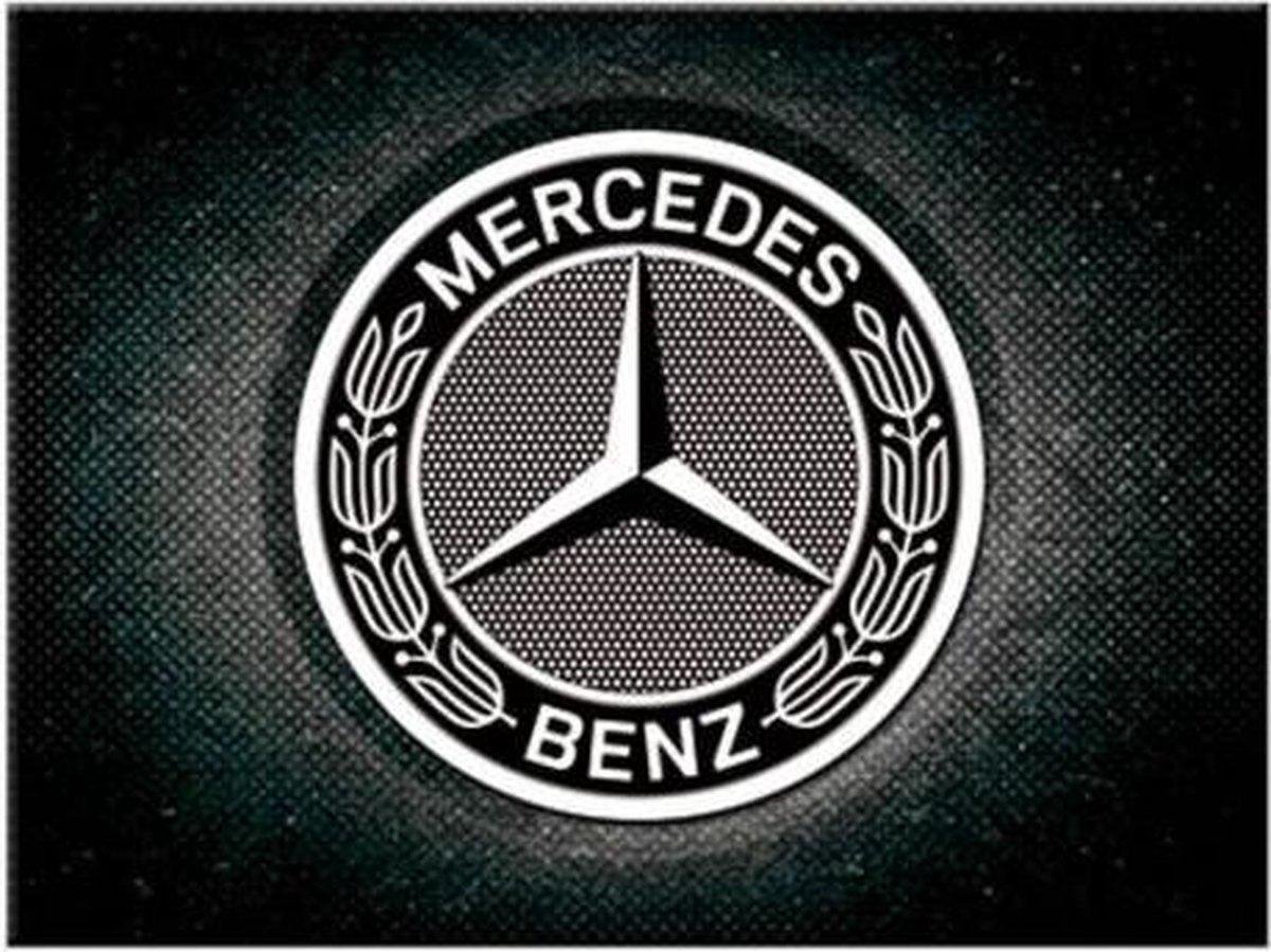 Aimant Mercedes-Benz - Logo Noir 