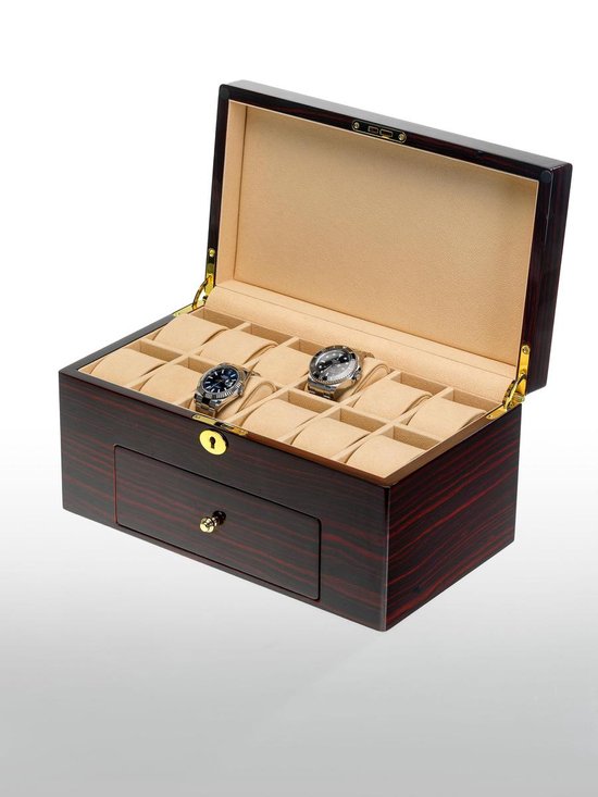 Aanbevolen Flash adopteren Horlogebox, Sieradenbox, Horloge opberg doos voor 20 horloges | bol.com