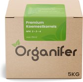 Premium koemestkorrels (5Kg voor 25m2) Organifer