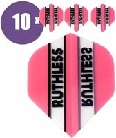 ABC Darts - Dart Flights - Ruthless Classic Roze - 10 sets (30 stuks)