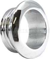 Ring - Rozet mini - Chroom - Massief - Voor plaatdikte 16mm
