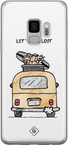Samsung S9 hoesje siliconen - Let's get lost | Samsung Galaxy S9 case | multi | TPU backcover transparant