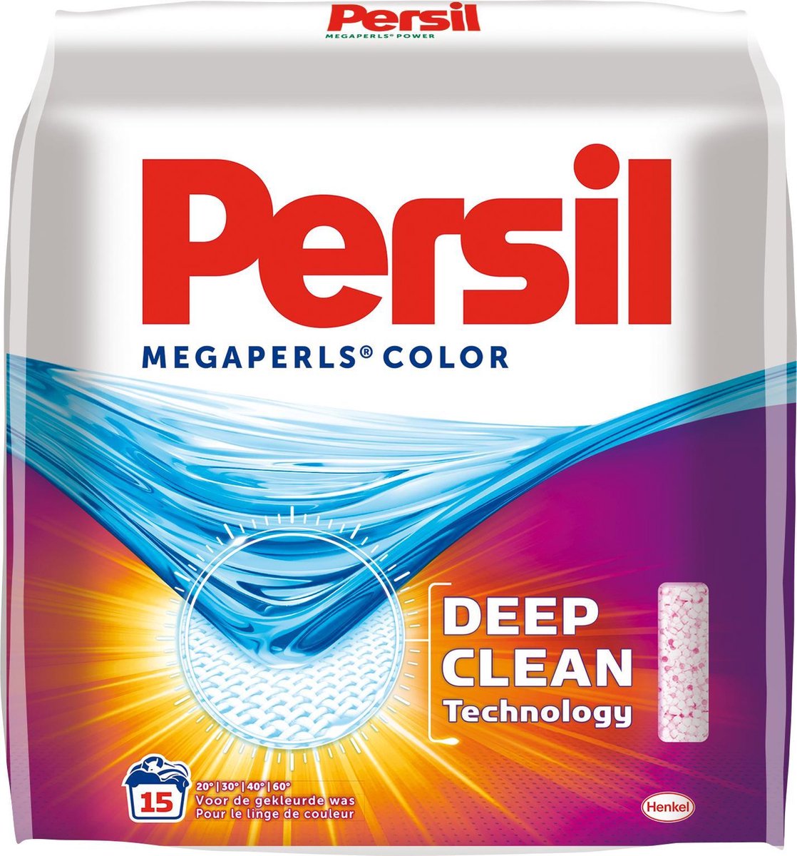 Persil Megaperls Color Waspoeder - Poeder Wasmiddel - Voordeelverpakking - 5 x 15 wasbeurten