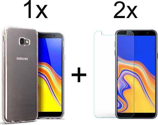 Samsung J4 2018 Hoesje - Samsung Galaxy J4 plus 2018 siliconen bol.com
