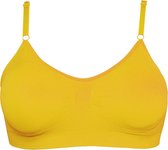 MAGIC Bodyfashion Comfort Bra with Spaghetti Straps Blazing Yellow Vrouwen - Maat M