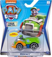 Paw Patrol auto die-cast voertuig -  Rocky vuilniswagen - 7 cm