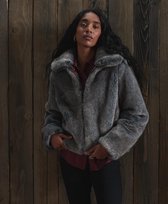 Superdry Boho Faux Fur Dames Jas - Maat L