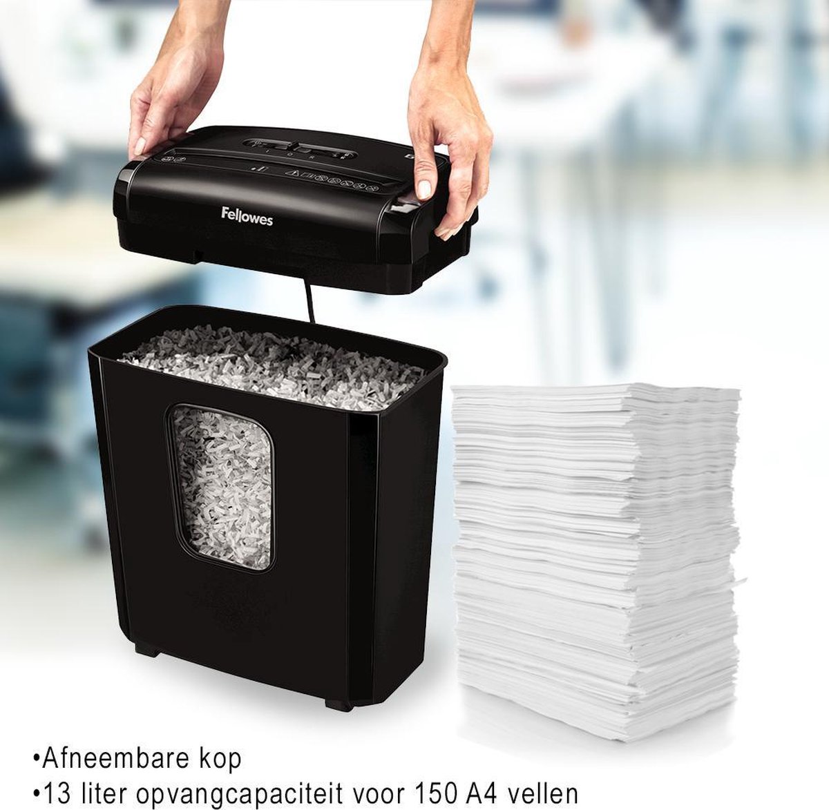 Fellowes 6M - Papierversnipperaar thumbnail 5