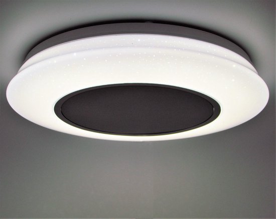 Varin® LED Smart Badkamerlamp met bluetooth speaker - Ø 40cm - IP44  Spatwaterdicht -... | bol.com