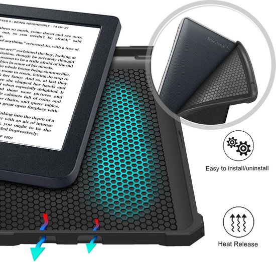 - Kobo Nia Cover Met Magnetische Sluiting en Auto Sleep Functie - Origami - Amandelbloesem van Gogh - Limited Edition - High Quality