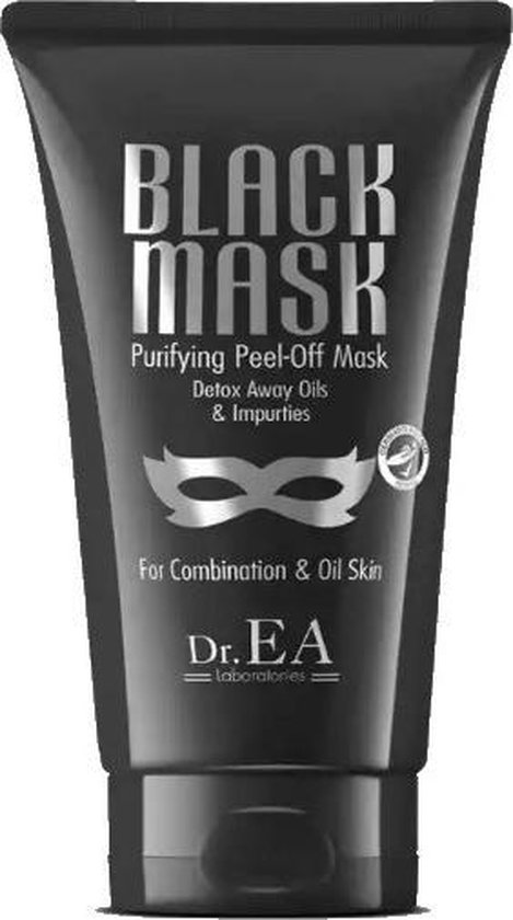 Peel Off - Black Mask - Gezichtsmasker - zwart - Dr EA Laboratories- Mee  Eters & Acne... | bol.com