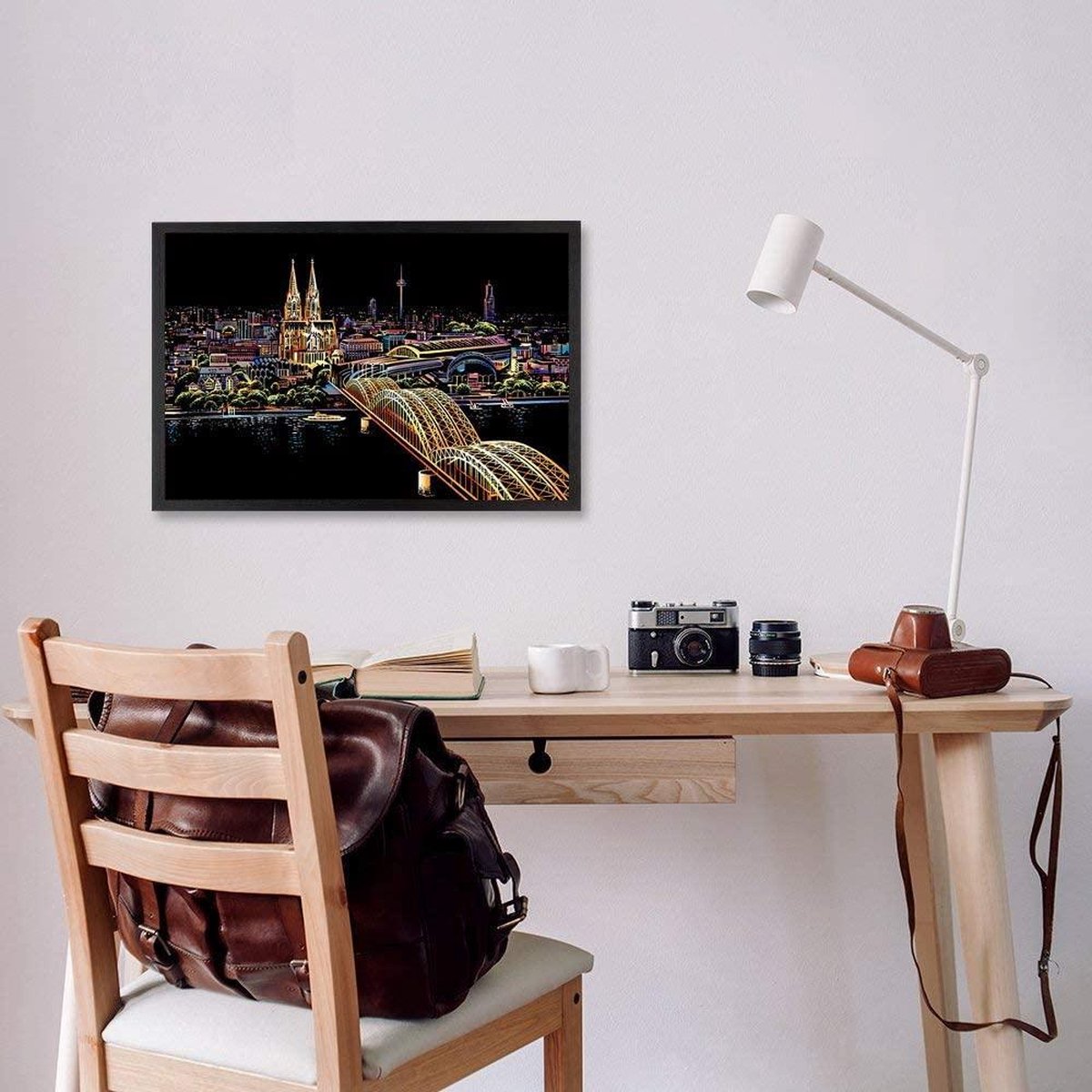 Scratch Art Volwassenen 41 x 28 cm Dom Keulen Kras tekeningen