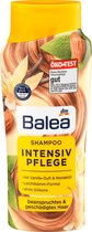 DM Balea Shampoo intensieve verzorging - Verwend gestrest en beschadigd haar - Met vanille geur & amandelolie - Zonder siliconen (300 ml)