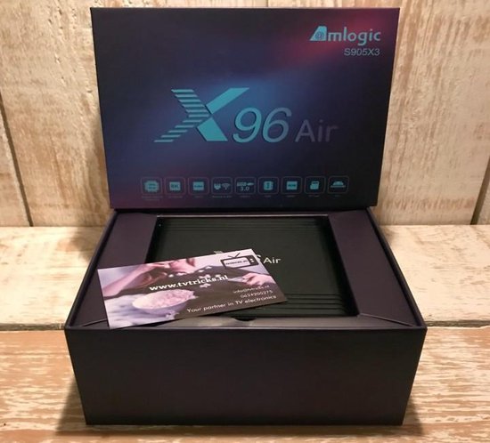 X96 AIR mediaspeler| Amlogic S905X3 | 8K| 2/16 GB | Android 9 | KODI 18.6 | Android tv box model 2020 - X96
