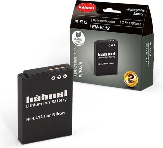 Nikon EN-EL12 Accu Vervangende Camera Batterij 3,7V 1100mAh voor Coolpix AW100 AW110 AW120 P300 P310 P330