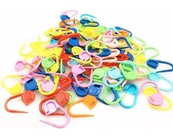 foto van Steek markers- Breinaald Markeerders- Haken en Borduren- Breimarkeerders- Steekmarkeerders - Stitch markers 50 stuks