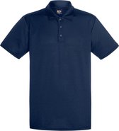 Fruit Of The Loom Heren Vochtafvoerend Poloshirt Korte Mouwen (Donker Marine)