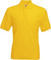 Polo à manches courtes en piqué 65/35 pour homme Fruit Of The Loom (jaune tournesol)