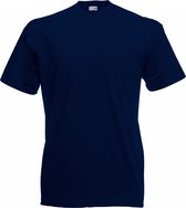 Fruit Of The Loom Heren Valueweight T-shirt met korte mouwen (Donker Marine)