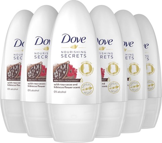 Dove Nurturing Anti-transpirant Deoroller - 6 x 50 ml - Voordeelverpakking