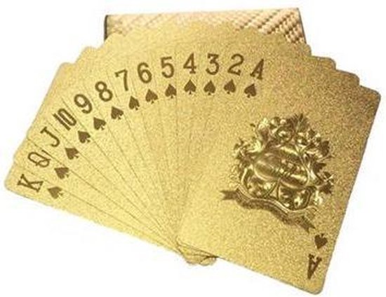 Afbeelding van het spel Speelkaarten goud | Spellen