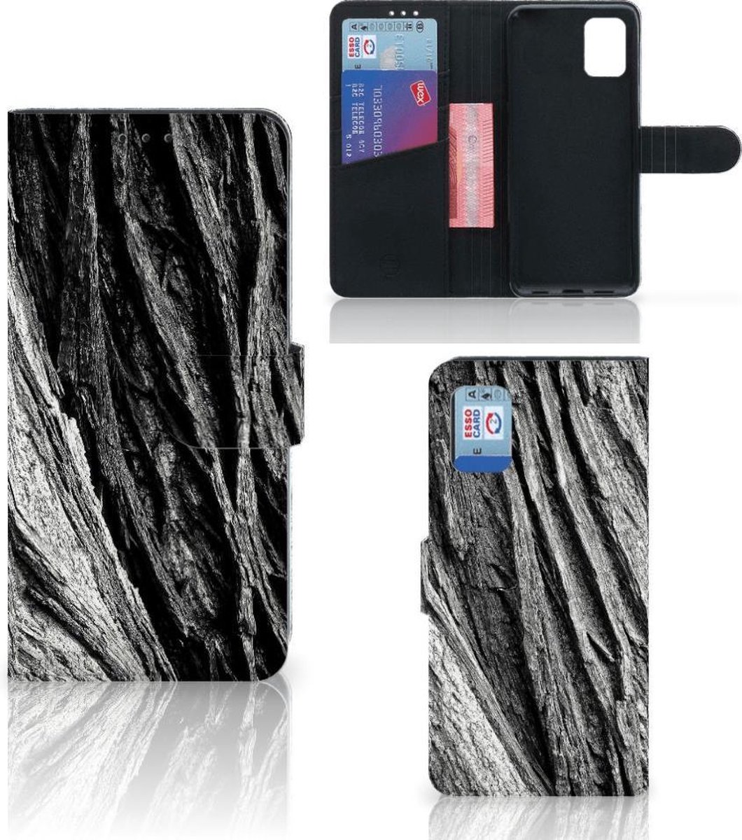 Book Style Case Samsung Galaxy A31 Boomschors Grijs