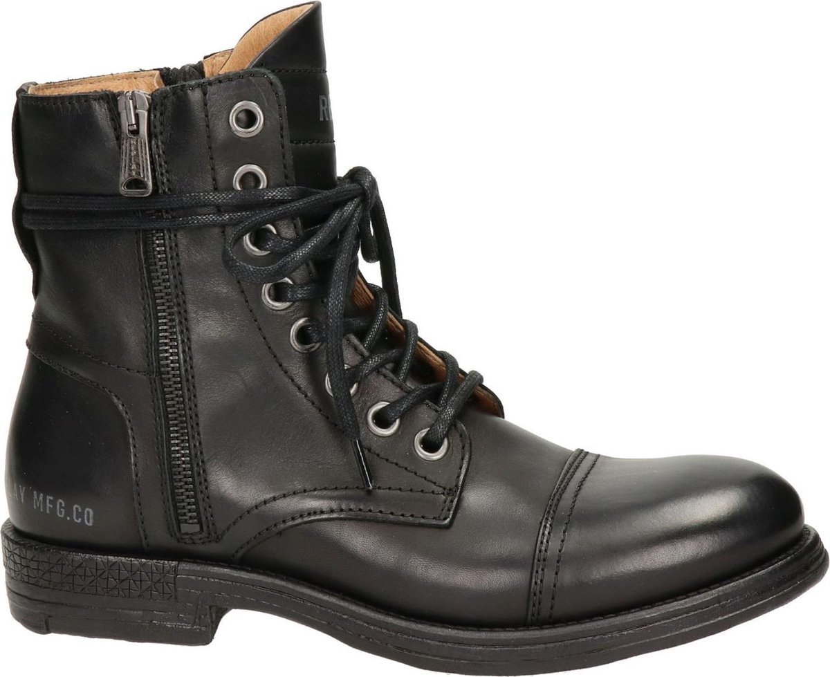 Replay - Rc 410017 L - Schoenen met rits en veter - Heren - Maat 40 -  Zwart;Zwarte - | bol.com