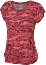 Hannah T-shirt Molvina Dames Viscose/elastaan Roze/rood Maat 36