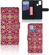 Telefoonhoesje met foto Geschikt voor Samsung Galaxy M31 Bookcase Cadeautips Barok Pink