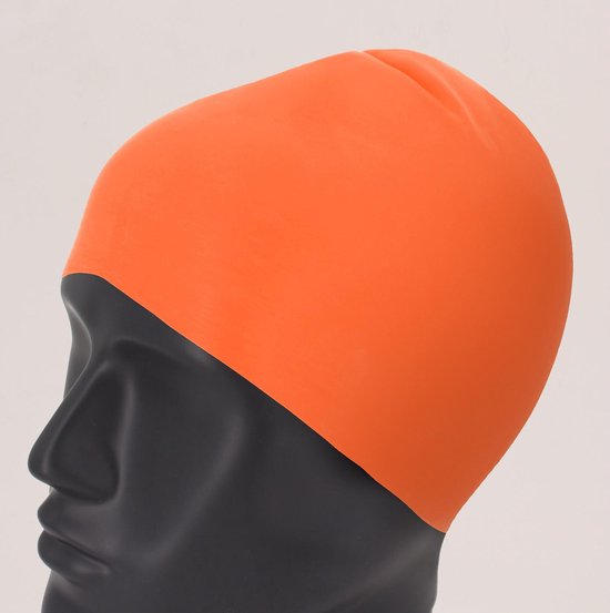 25 Bonnets de Natation Latex Orange Ecopack | bol.com