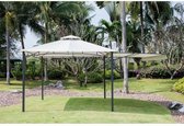 BEAU RIVAGE Tuinas Pianosa - 3,3x3,3m - Grijs