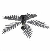 Ylumen - Plafondlamp Palm 5 bladen Ø 60 cm zwart