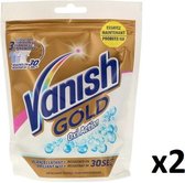 VANISH Gold Vlekverwijderaar Oxi Action Voor Witte Kledij & Textiel - Briljant Wit In 30Sec - 250g x 2 Stuks