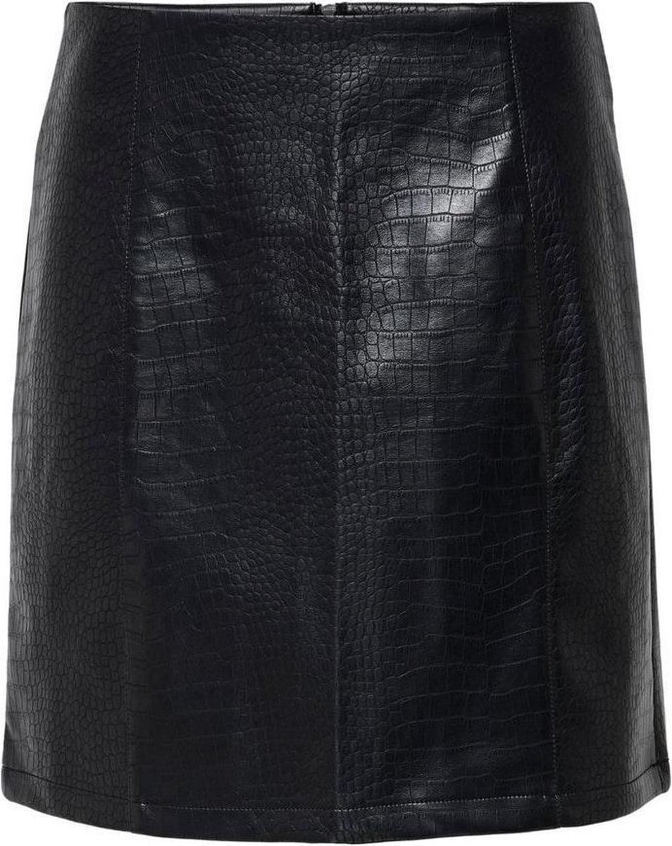 Jdyval Snake Faux Leather Skirt Otw 15216663 Black