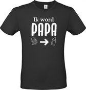T-shirt met opdruk “Ik word papa”, cadeautje voor de aanstaande vader