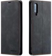 Huawei P30 Lite Telefoonhoesje | Hoogwaardig Leren Bookcase | Portemonnee | Zwart