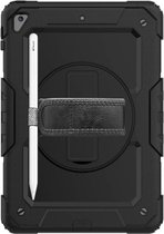 Casecentive Handstrap Pro Hardcase - Coque tablet antichoc ultra résistante avec poignée - iPad Mini 4/5 - Noir