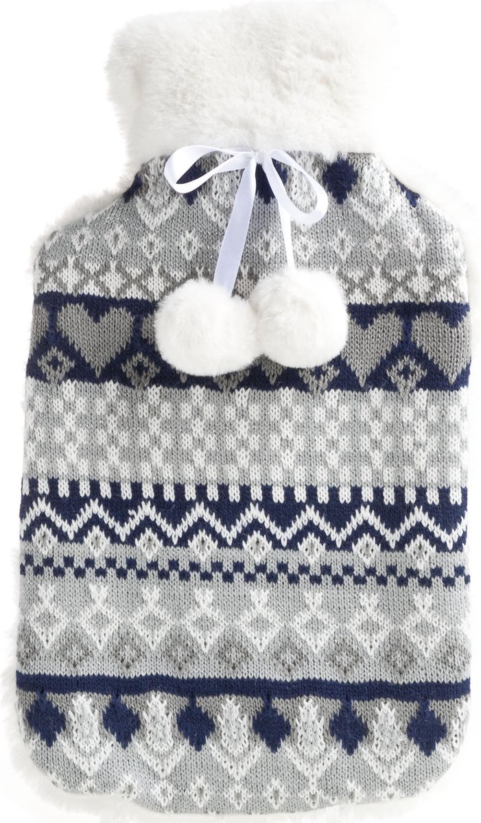 Goedkoopste Warmwaterkruik 2l Blauw Scandinavisch