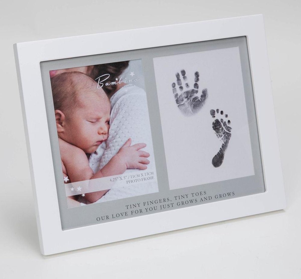 Pour Les cadres iDEAL bebes-photo et de Dans lBébé des souvenirs Mémorables non Toxiques des cadres en bois et Cadeau encre verre acrylique empreintes 