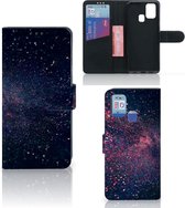 GSM Hoesje Samsung Galaxy M31 Flip Cover Stars