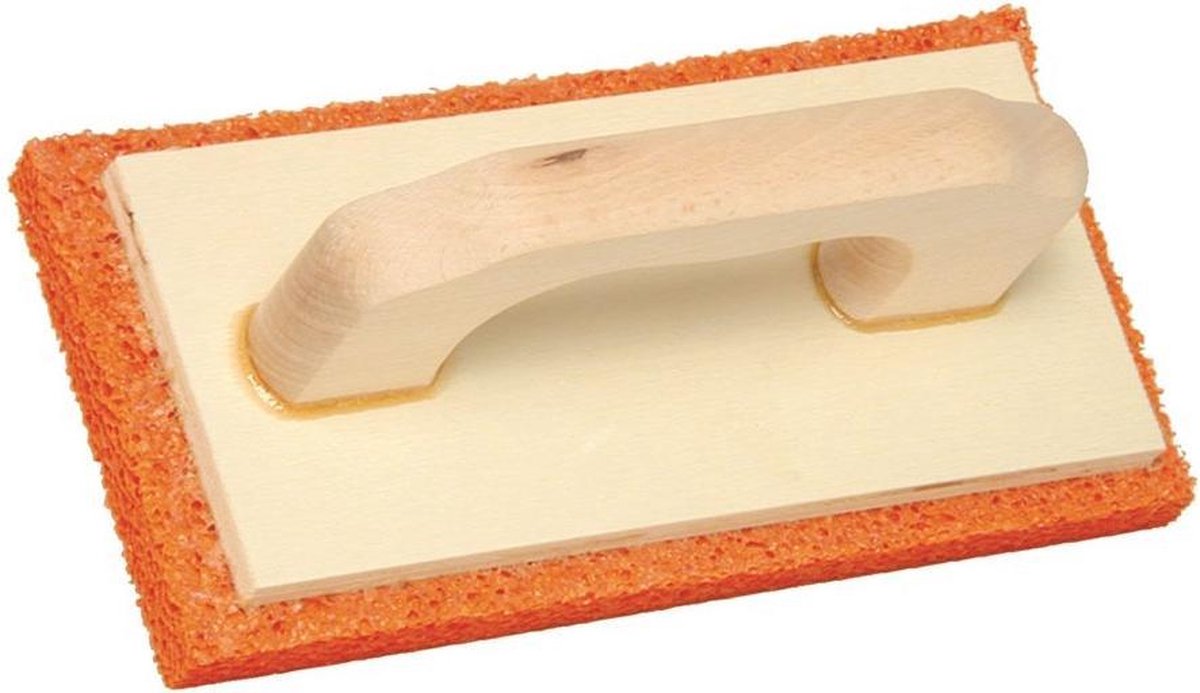 Schuurspons - Super Prof - hout grof 280x140x20 mm kleur rood