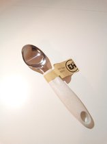 IJslepel | Ijsschep RVS 19 cm | /Ice Cream Spoon | Schepijs lepel | Bolletjes lepel | Keukengerei | Keuken accessoires - Melkwit